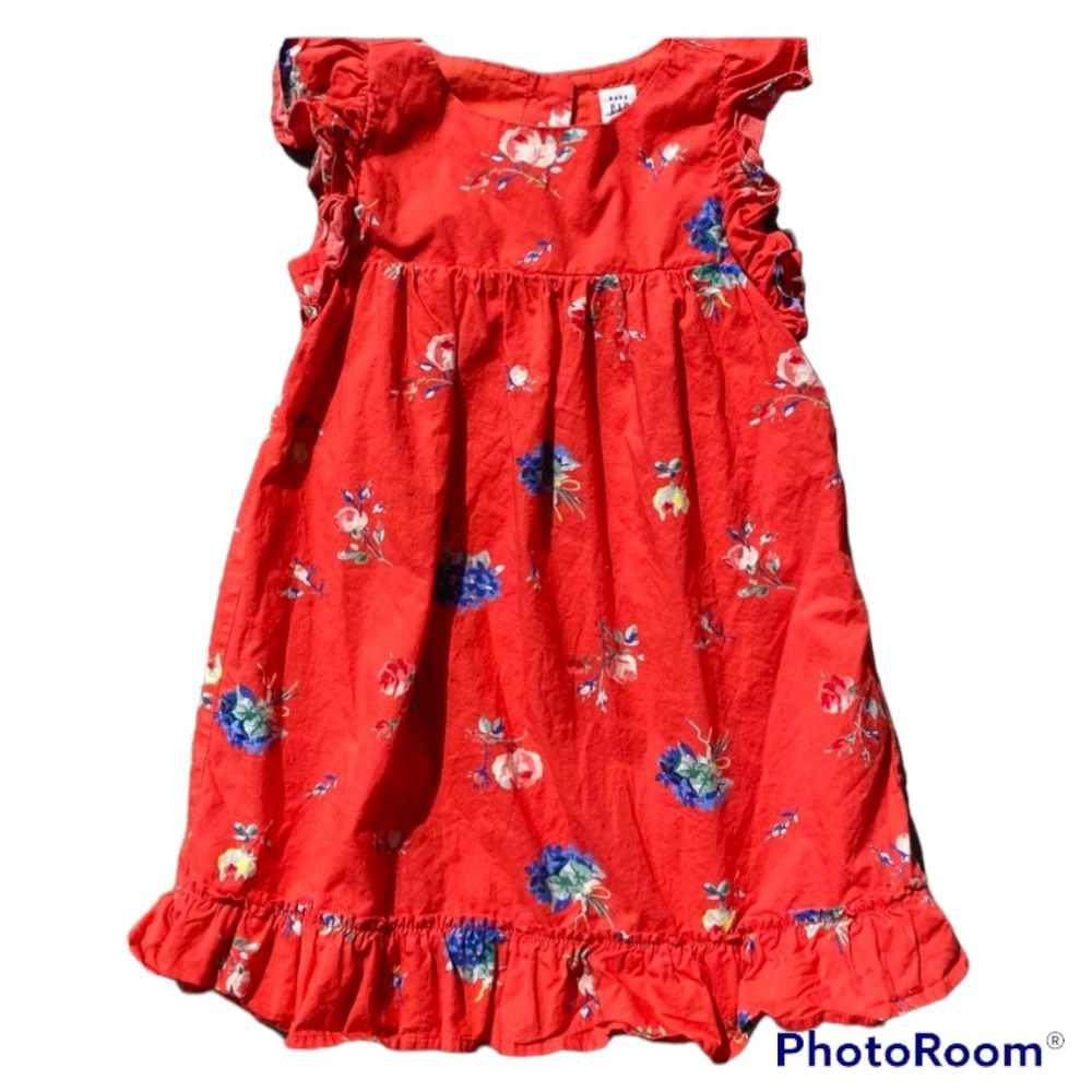 4T Gap Floral Dress and Old Navy Denim Dress - Picture 5 of 8